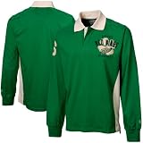 NHL Old Time Hockey Detroit Red Wings 2012 St. Patrick's Day Colin Rugby Long Sleeve Premium Polo - Kelly Green (Medium)