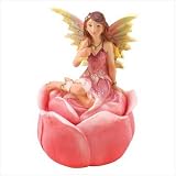 Mystical Fairy Rosebud Lidded Keepsake Trinket Gift Box