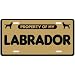NEW  PROPERTY OF MY LABRADOR RETRIEVER  LICENSE PLATE SIGN DOG