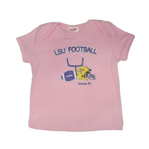 Infant / Baby NCAA LSU Tigers My First Tee T-Shirt - Pink (Size: 12)