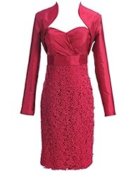 Taffeta Mother-of-the-Bride Dress 