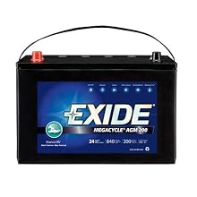 Exide MC-31 MEGACYCLE AGM-200 Sealed Maintenance Free (AGM) Marine Battery