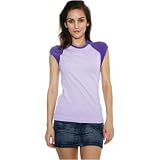 American Apparel Womens Cap Sleeve Raglan T-Shirt