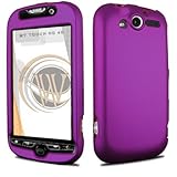 Premium - HTC My Touch HD 4G Protex Purple Rubber Feel Protective Case (Car ....