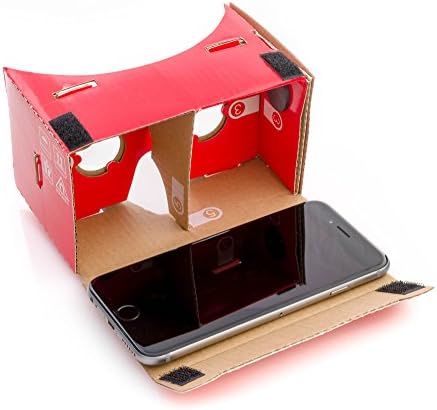 VR Envy Velocity (Unassembled) - Google Cardboard Virtual Reality Headset with NFC (Red)