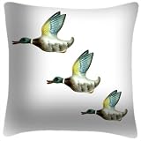 3 Flying Ducks - Retro Kitsch Cushion
