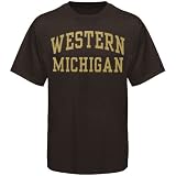 NCAA Western Michigan Broncos Brown Arched T-shirt