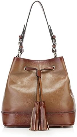 HIDE 1858 Aluino Khaki Leather Fashion Bag LH1053