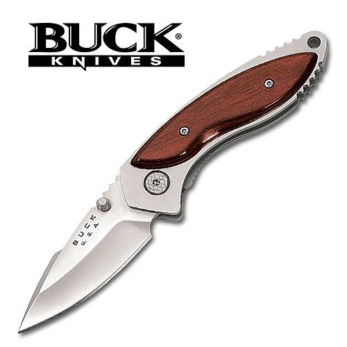 Buck Folding Knife Rosewood Alpha Dorado by Buck