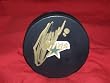 Brenden Morrow Autographed Dallas Stars Logo Hockey Puck, Proof Photo of Brenden Signing for Us.