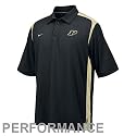 Nike Purdue Boilermakers Black Goal to Go Performance Polo