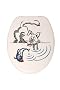 WC Sitz Design Cat  Katze Toilettendeckel MDF