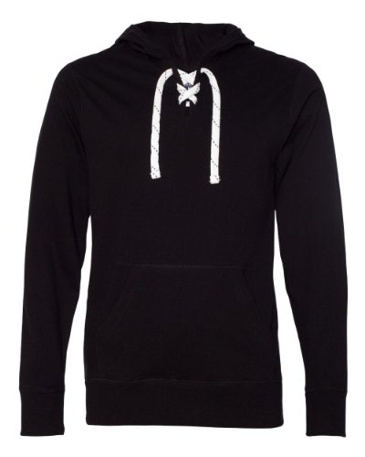 J. America Men's Sport Lace Jersey Hooded Pullover