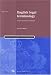 Book English Legal Terminology: Legal Concepts in Language (Boom Juridische Studieboeken)