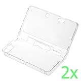 GTMax 2 x Crystal Hard Clear Case for Nintendo 3DS