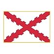 Cross of Burgundy 3ft x 5ft Nylon flag