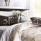 Morning Glory in Silver King Duvet Cover Set