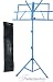 Portable Blue Folding Sheet Music Stand with Carrying Bag