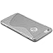 iPhone 6 Case - LK S Shape Slim TPU Gel Rubber Soft Skin Silicone Case Cover for iPhone 6 (4.7inch) + Stylus Pen (TPU - Grey)