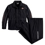 Harley-Davidson® Men’s Ride Ready Packable Rain Suit. Waterproof. Full Featured. 98307-10VM