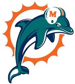 AXIZ GROUP PWR1102 LED Light-Up Decal Miami Dolphins