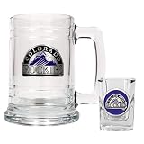 Colorado Rockies Beer Mug And Shot Glass Boilermaker Set