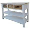 Anrichte Konsole wei� H87cm Massivholz Landhaus-Stil
