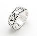 Unusual Spinning Sterling Silver Celtic Claddagh Spin Worry Band Ring (Size 4,5,6,7,8,9,10,11,12)