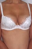 Aubade Cabaret .:Padded Plunge Bra .:Style No. 4518 .:White