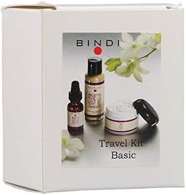 Bindi Trial Size Kit: Moisture Cream Essential Oil &amp; Herbal Facial Cleanser Powder 3 Pc