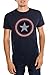 Marvel Captain America Shield T-Shirt Navy Large