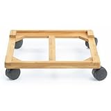 Naturalwood Collection Chair Cart (Natural) (7"H x 21"W x 18.25"D)