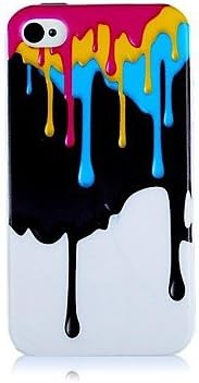 Ice Cream Melt Pattern Silicone Soft Case for iPhone5/5S