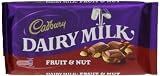 Cadbury Dairy Milk Fruit & Nut Bar 200 g (Pack of 6)