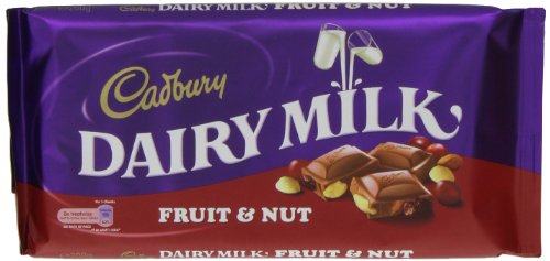 Cadbury Dairy Milk Fruit & Nut Bar 200 g (Pack of 6) Cadbury Dairy Milk Fruit & Nut Bar 200 g (Pack of 6) picture