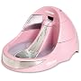 Petmate Deluxe Fresh Flow Medium Pet Fountain, Pink/Stainless