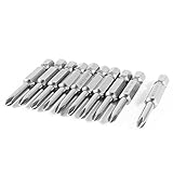 uxcell　50mm　 PH1 　金属ダブル　エンド　　見出し　ネジ回し　ビット 10個