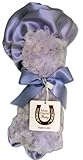 Max Daniel Baby Rosebuds and Satin Security Blanket - Lavender