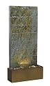 Kenroy Home #50621SL Brook Indoor/Outdoor Floor/Wall Fountain in Natural Slate Finish