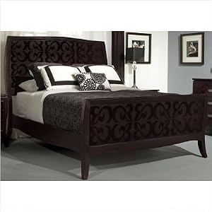 Belle Noir Collette Bed Size: California King