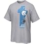 Nike North Carolina Tar Heels (UNC) Ash 2009 NCAA Men's Basketball National Champions Official Locker Room T-shirt