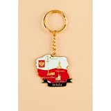 Metal Keychain - Poland Map