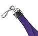 VAS Waterproof Cruise N Travel Cash, ID, Credit / Debit Card & Key Holder - PURPLE Deluxe Lanyard #5 Carabiner With RFID Protection -