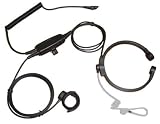 Review Radiopro EMP4776CK1 / Kenwood throat mic with acoustic tube earbud and 2 x ptt options
