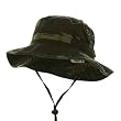 Washed Hunting Fishing Outdoor Hat-Camo W11S41D
