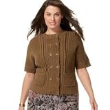 Jones New York Plus Size Ribbed Cotton Cardigan at Jones New York