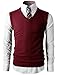 H2H Mens Various Color Casual Slim Fit Knit Vest