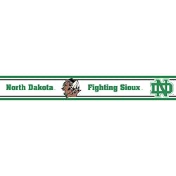 North Dakota Fighting Sioux Sports Prepasted Wall Border