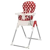 OBaby Nanofold Hi Lo Highchair (Dotty Red)