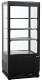 Bartscher 700.177G Mini-Kühlvitrine 58l schwarz